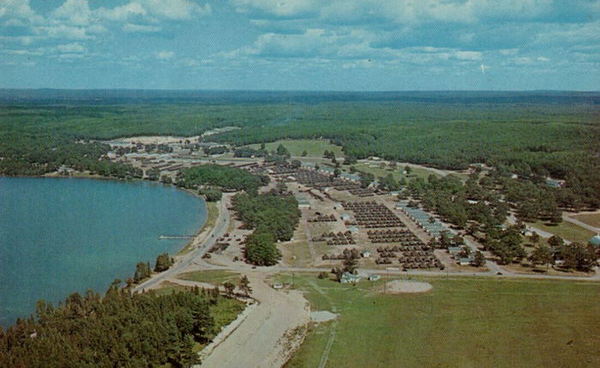 Camp Grayling - Old Postcard View